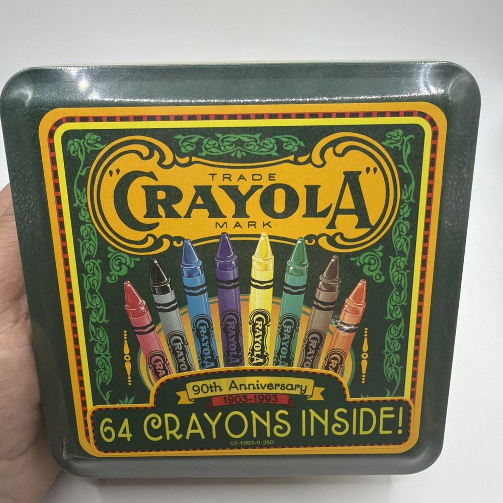 Crayola 90th‎ Anniversary Tin Set with 64 Crayons ~ Sealed